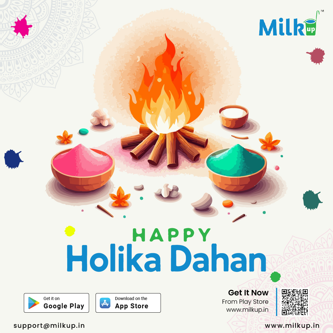 Wishing you a very Happy Holika Dahan from MilkUp!