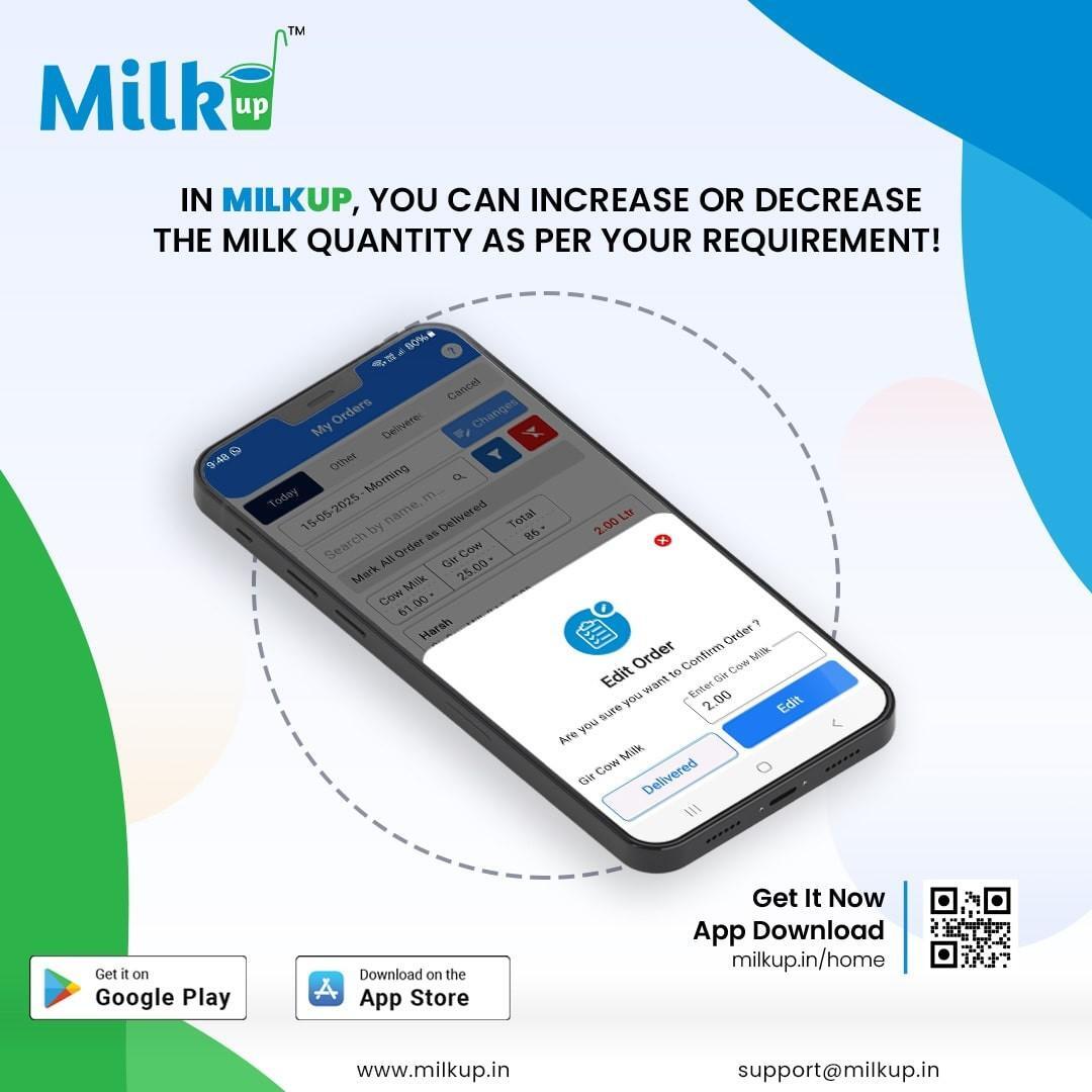 Make your milk business smoother and smarter with the MilkUp App!