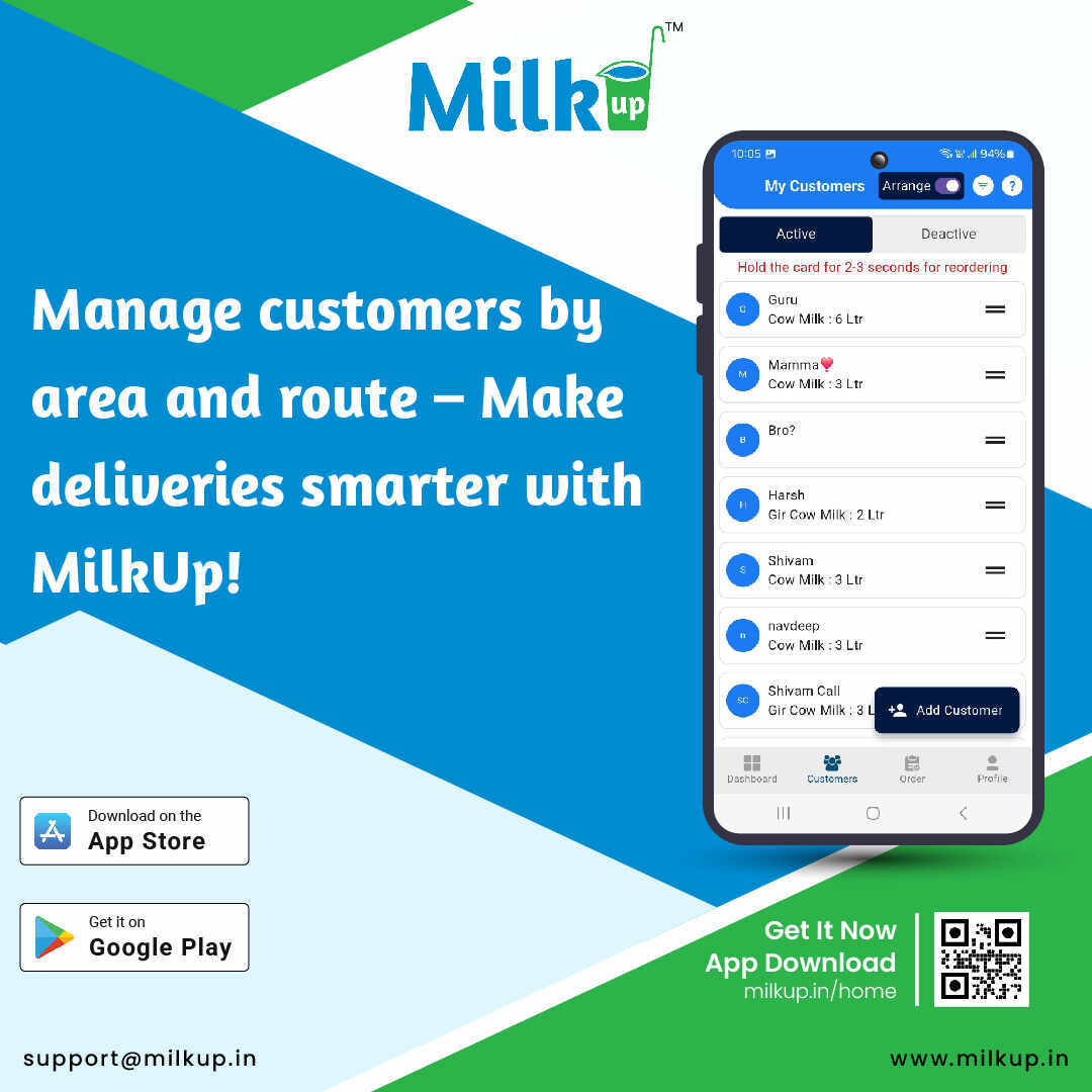 MilkUp: Take full control of every delivery route!