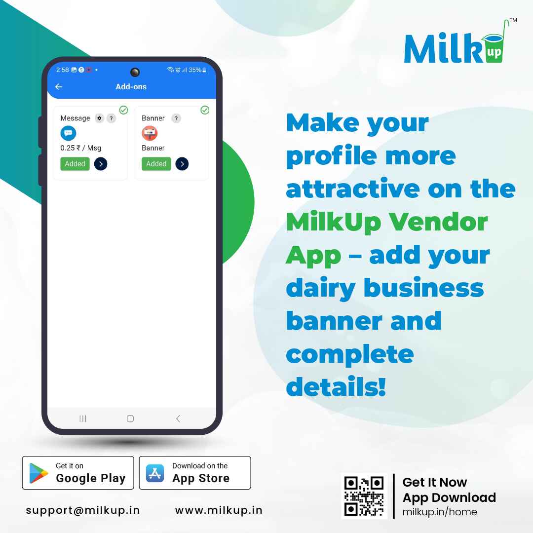 Make Your MilkUp Vendor Profile More Attractive!