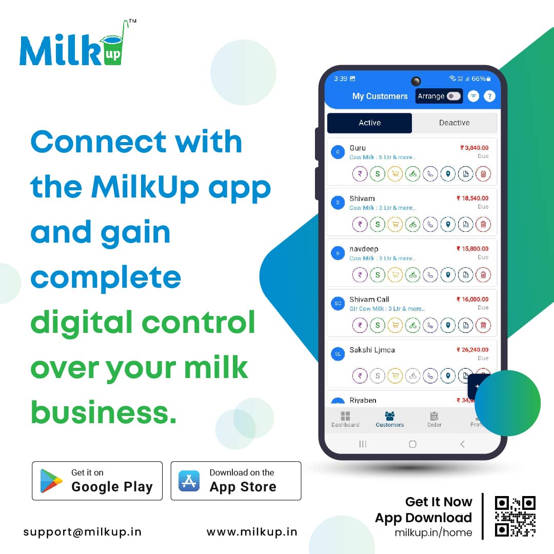 Bring digital management to your milk business now!
