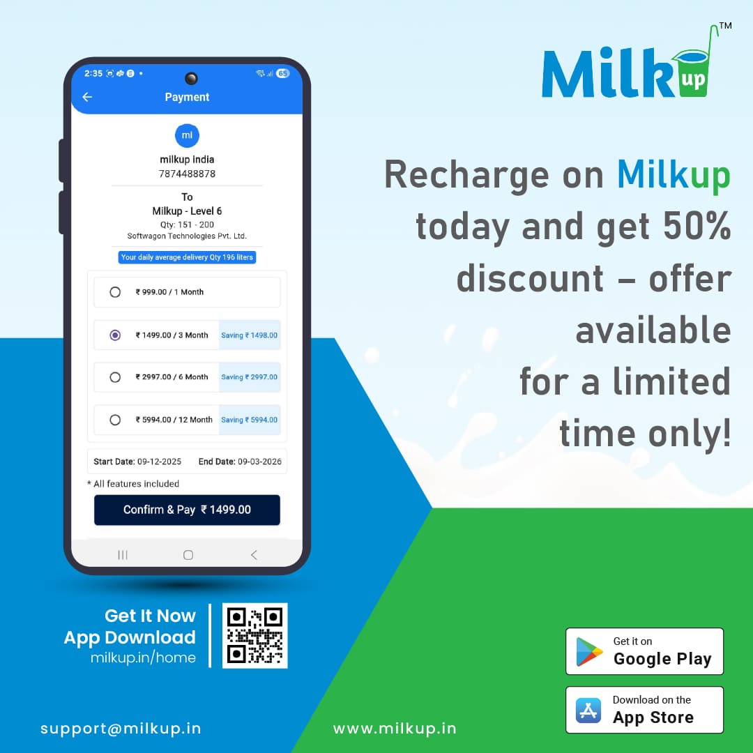 MilkUp brings you an exclusive 50% OFF offer!