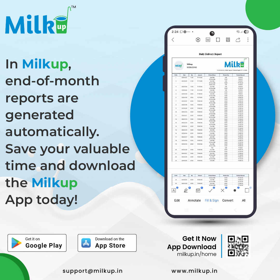 No more hassle of creating reports at the end of every month! 