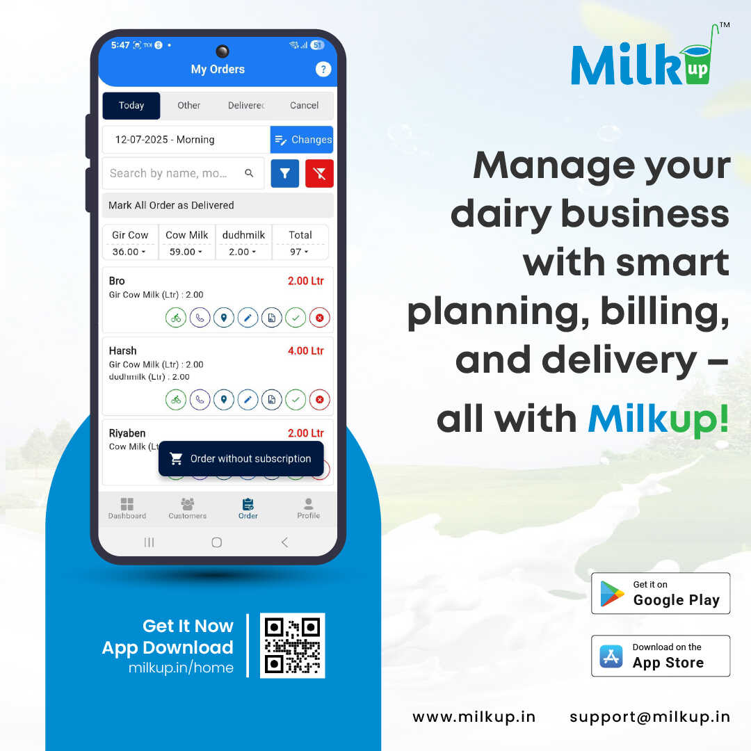 Now run your milk business the smart way!