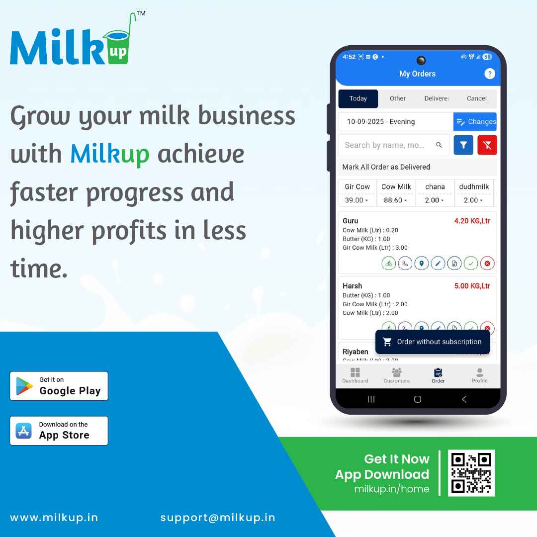 Grow Your Dairy Business with MilkUp