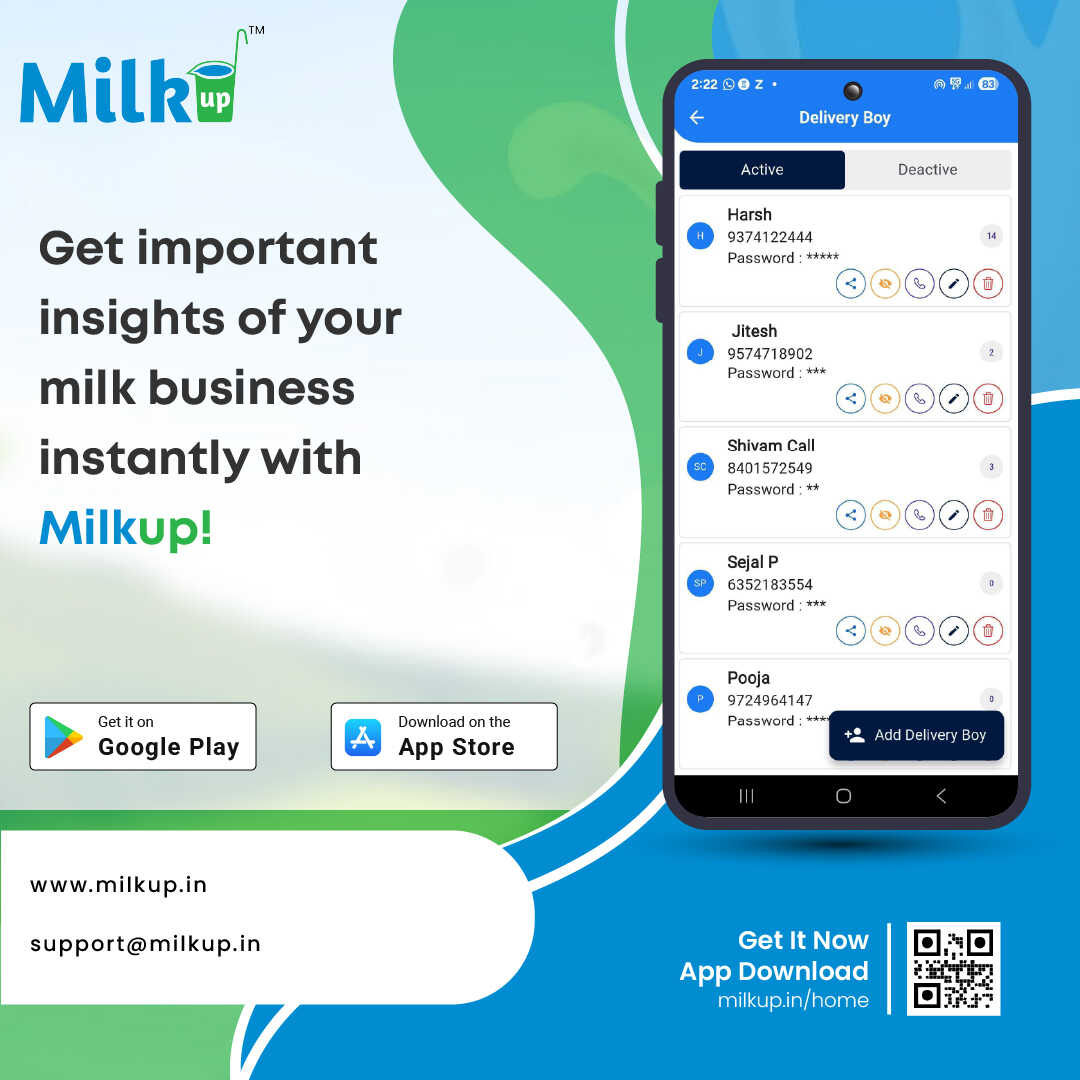 Get instant insights into your milk business with MilkUp!