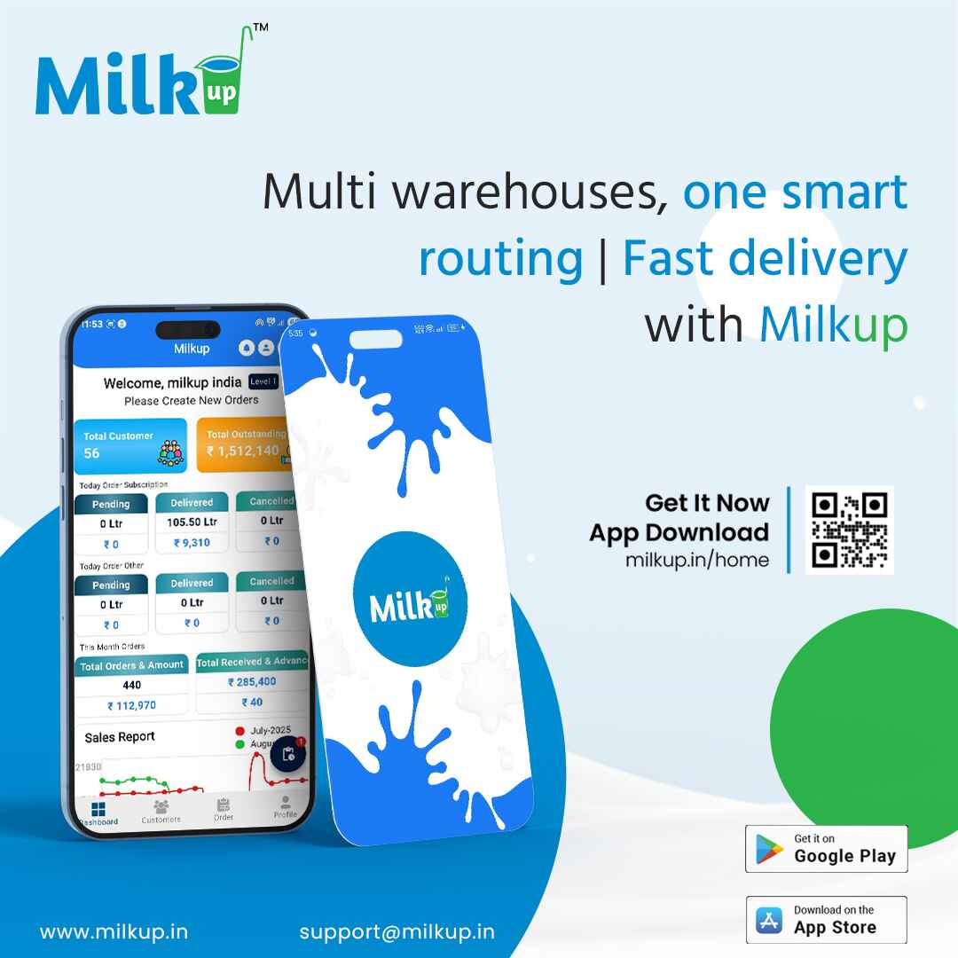 Multiple Warehouses, One Smart Routing | Faster Delivery with Milkup