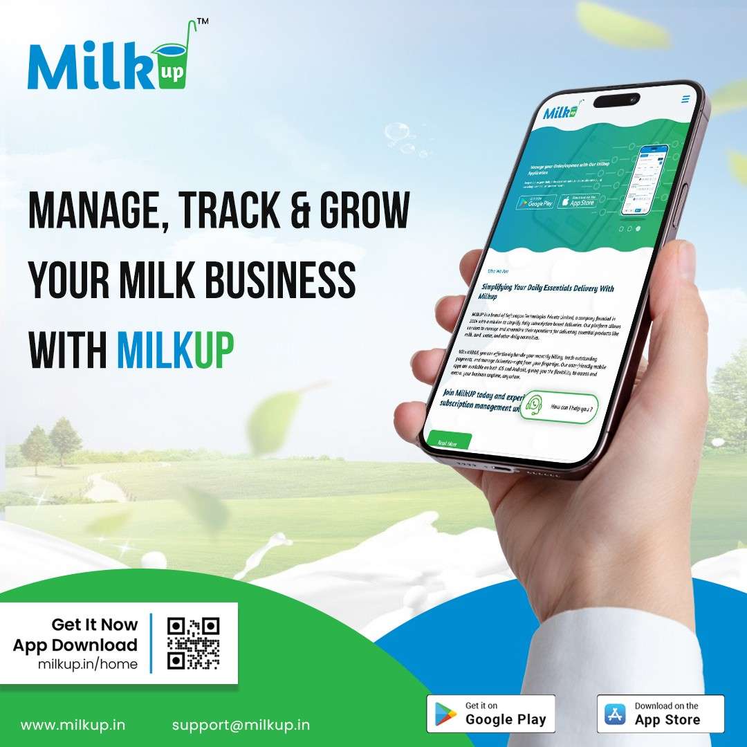 Manage, Track Grow Your Milk Business with MilkUp