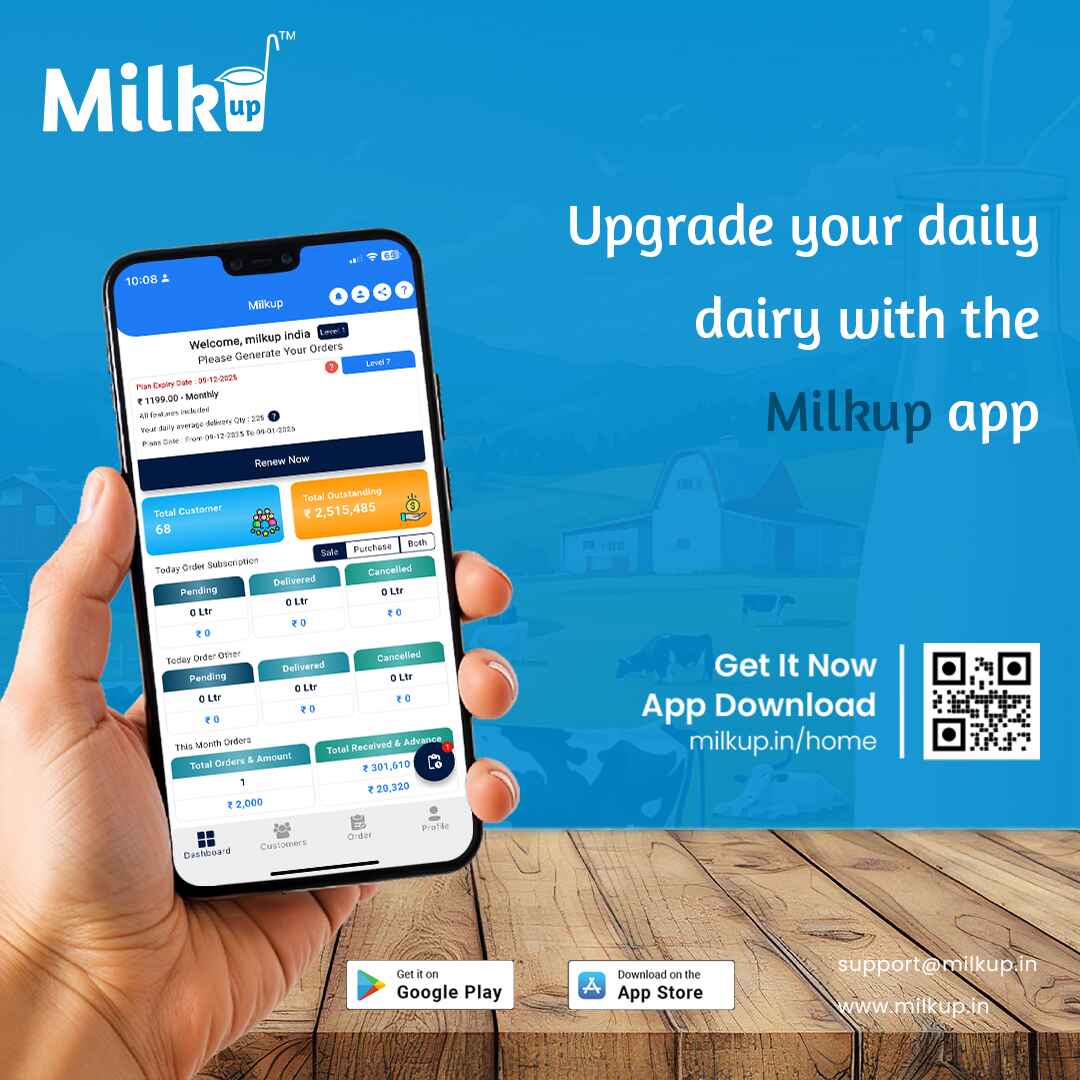 Upgrade your daily dairy with the MilkUp app