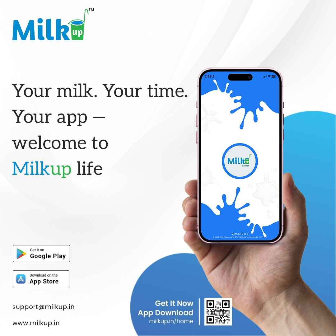 Your milk. Your time. Your app — welcome to MilkUp life.