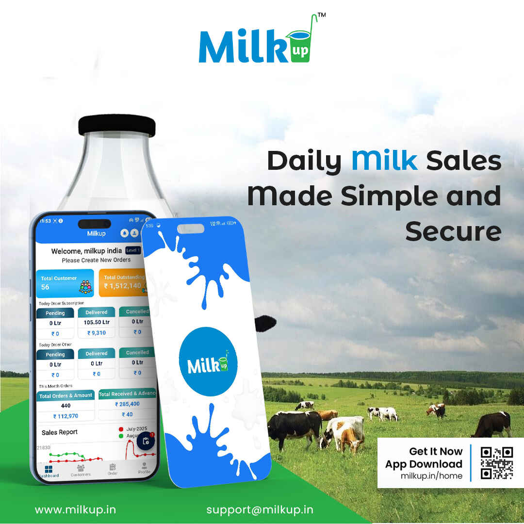 Daily Milk Sales Made Simple and Secure
