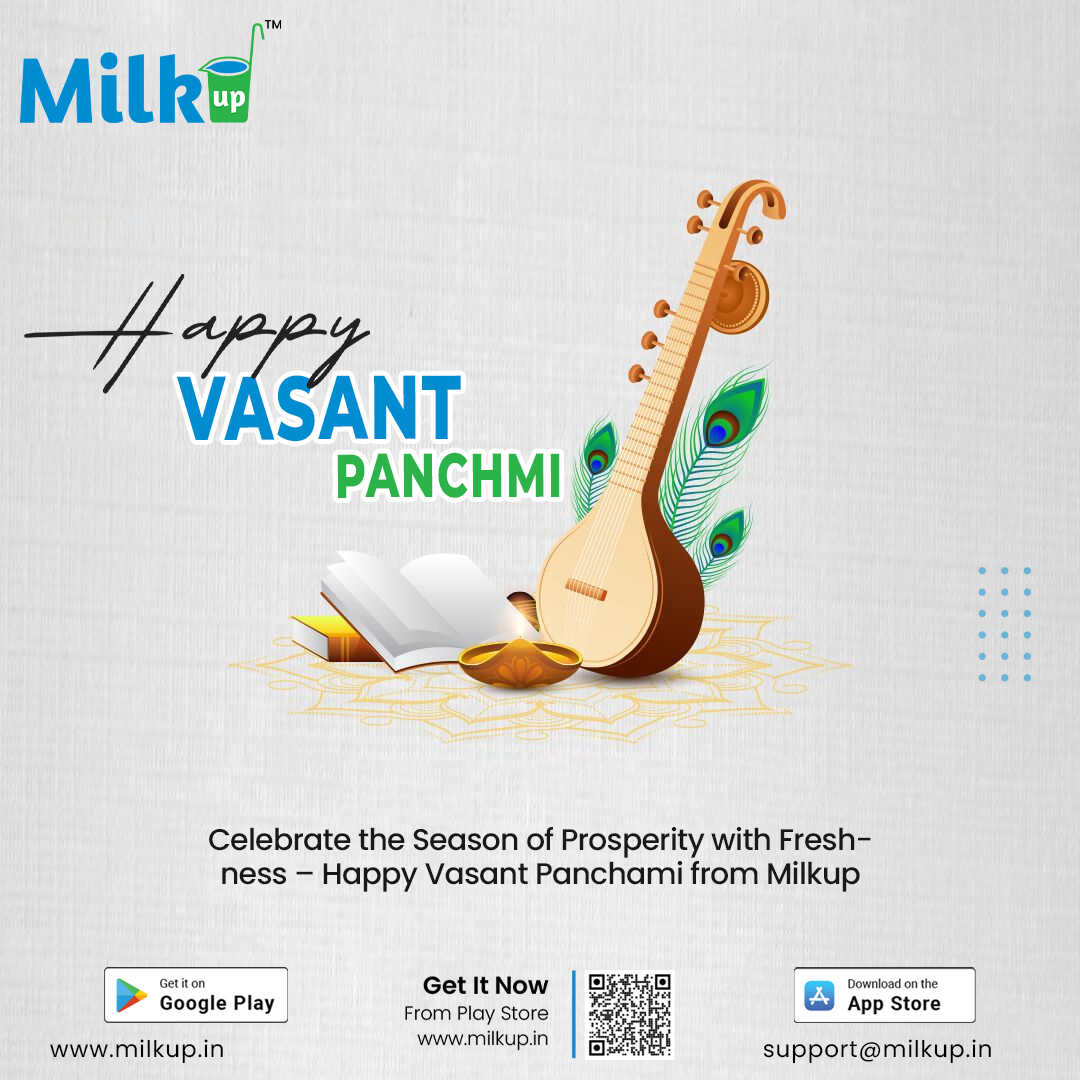 Celebrate the Season of Prosperity with Freshness – Happy Vasant Panchami from MilkUp