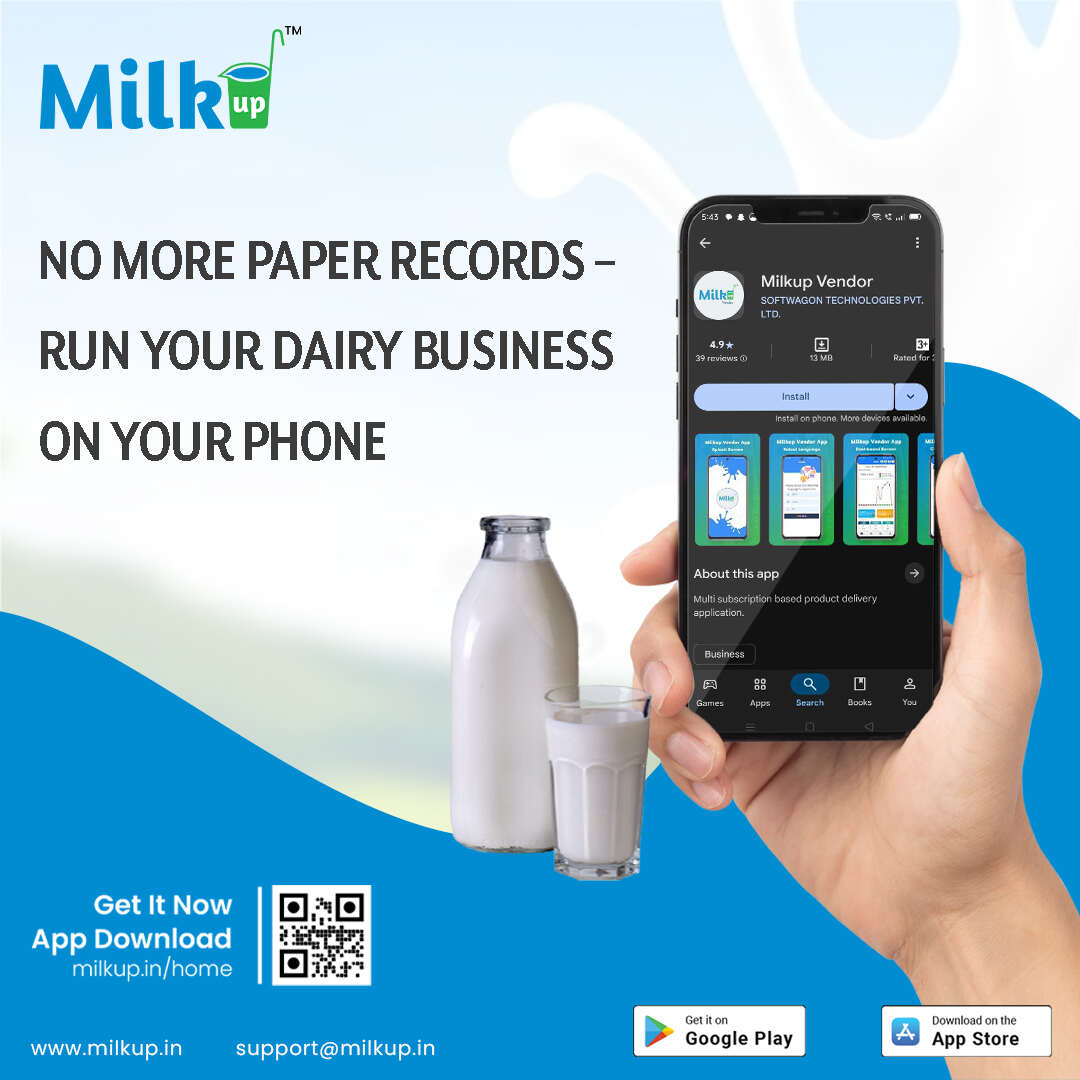 No More Paper Records – Run Your Dairy Business on Your Phone