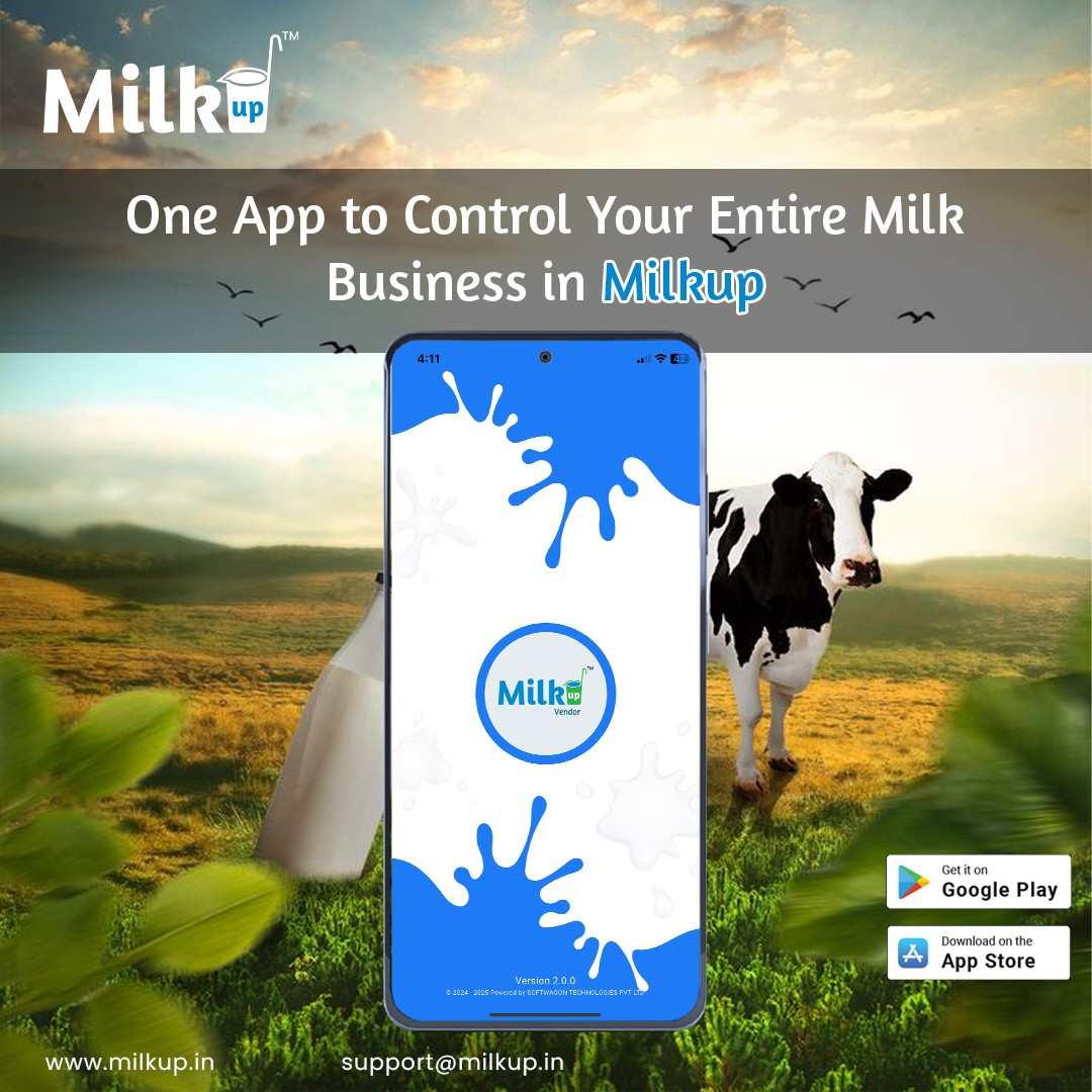 One App to Control Your Entire Milk Business in MilkUp
