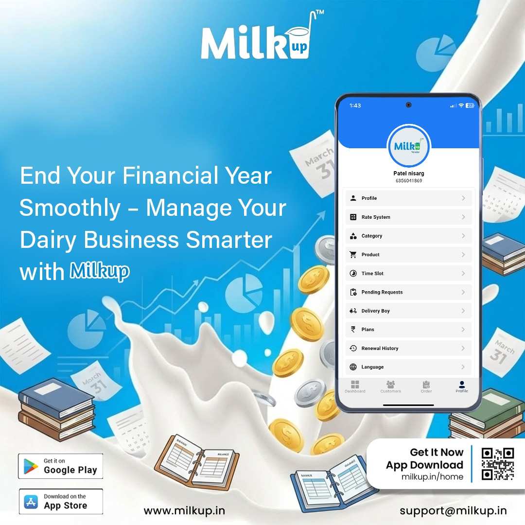 End Your Financial Year Smoothly – Manage Your Dairy Business Smarter with MilkUp
