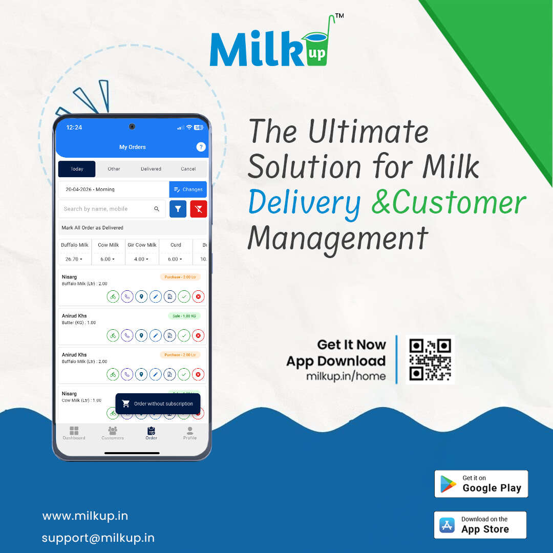 The Ultimate Solution for Milk Delivery &amp; Customer Management
