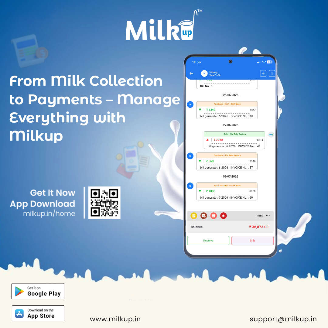 From Milk Collection to Payments Manage Everything with MilkUp