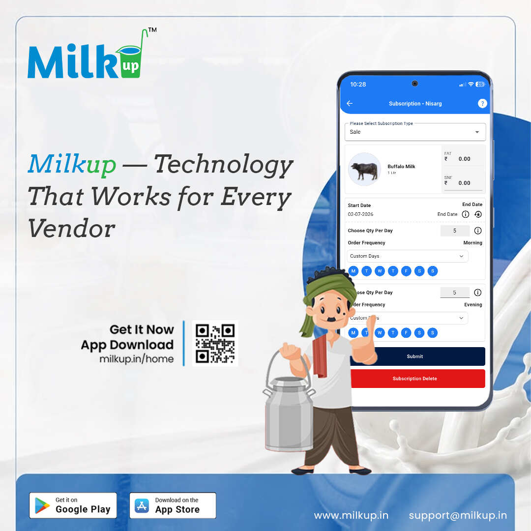 MilkUp — Technology That Works for Every Vendor