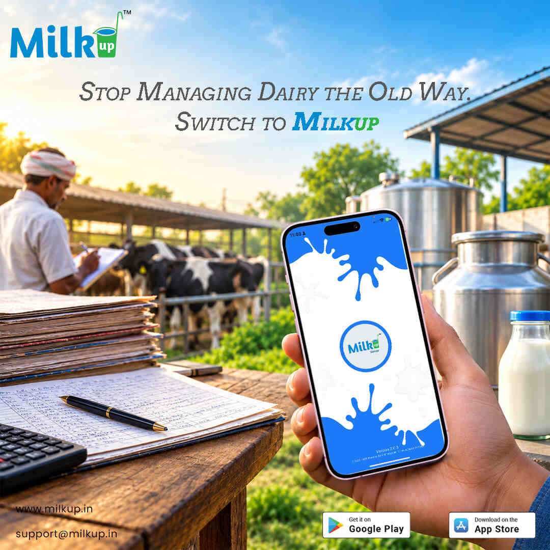 Stop Managing Dairy the Old Way. Switch to MilkUp