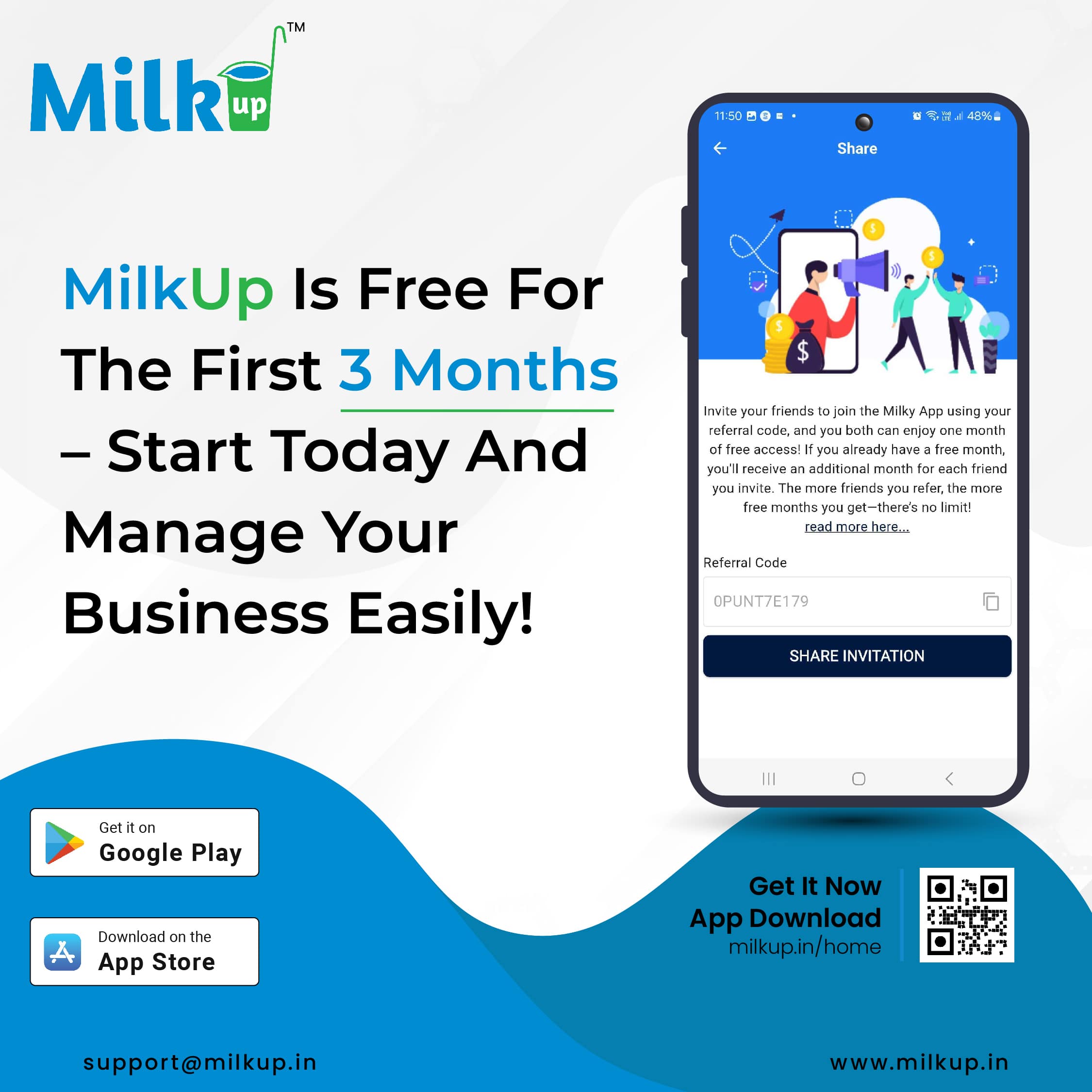 Running your milk business is now easier than ever!
