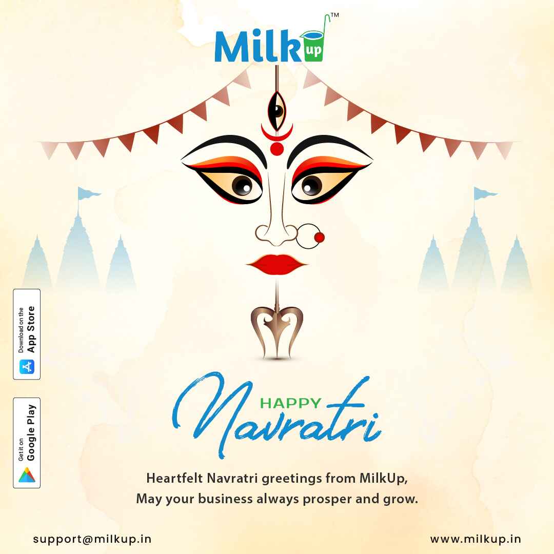 On this auspicious occasion of Navratri, may your milk business be blessed with happiness and prosperity.