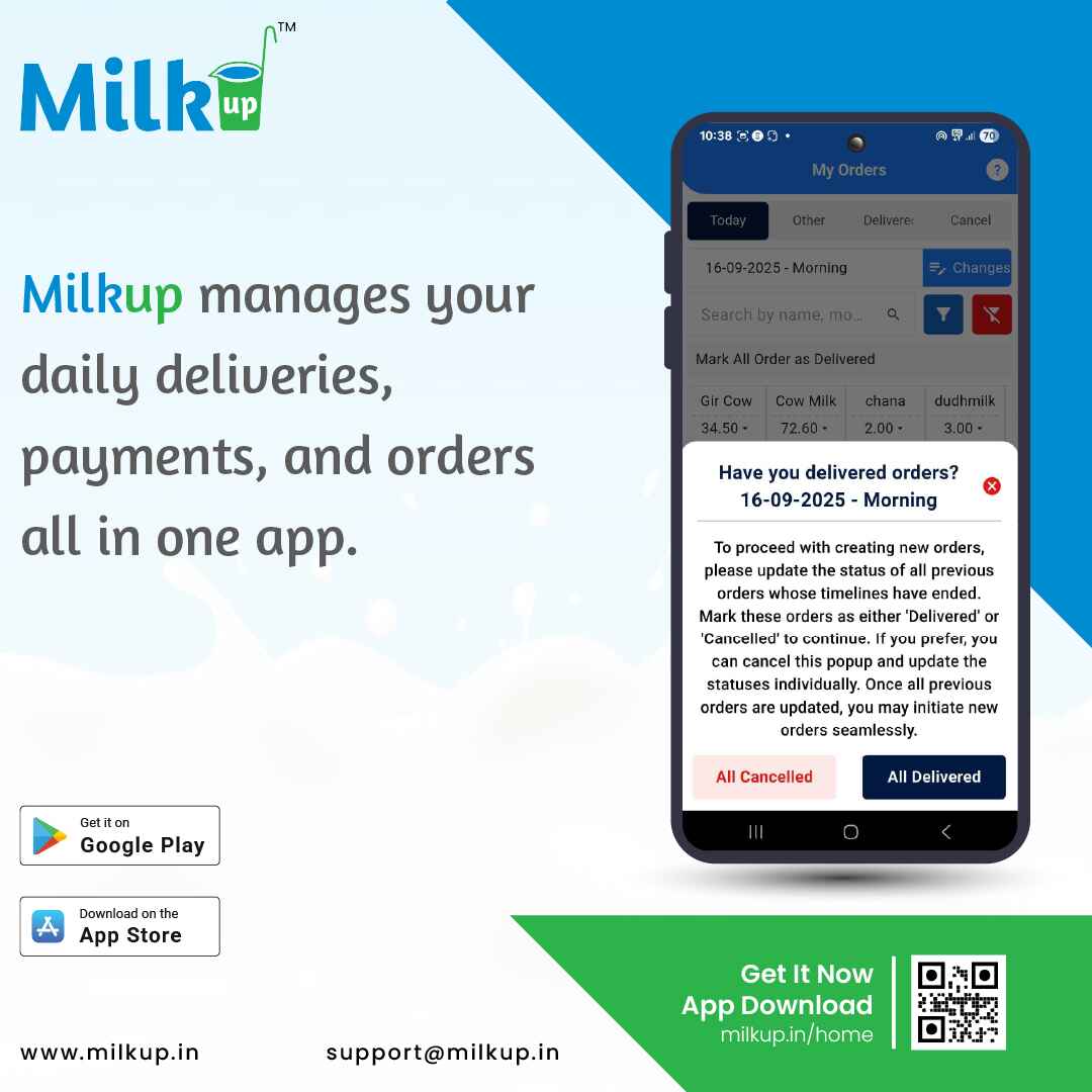 Daily delivery, payments, and order hassles are over!