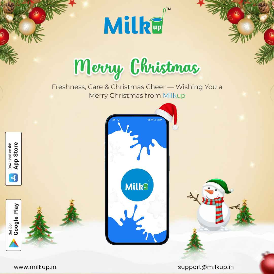 Freshness, Care Christmas Cheer — Wishing You a Merry Christmas from MilkUp