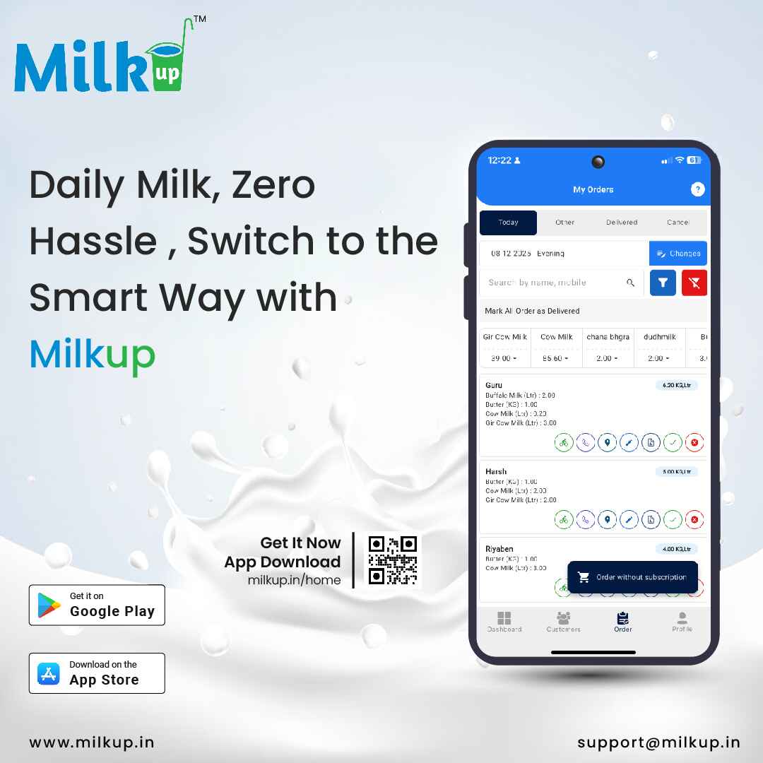 Daily Milk, Zero Hassle — Switch to the Smart Way with MilkUp